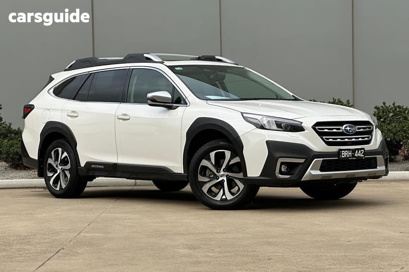 White 2021 Subaru Outback Wagon Awd Touring