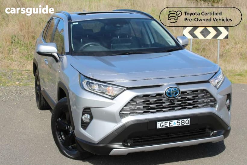 Silver 2021 Toyota RAV4 Wagon Cruiser (Awd) Hybrid