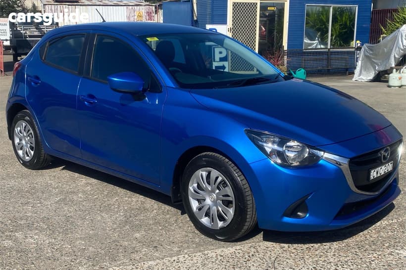 Blue 2015 Mazda 2 Hatchback Neo