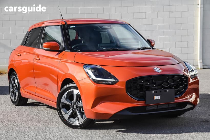 Orange 2026 Suzuki Swift Hatchback Hybrid Glx