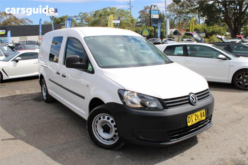 White 2014 Volkswagen Caddy Van Maxi Crewvan Tdi250