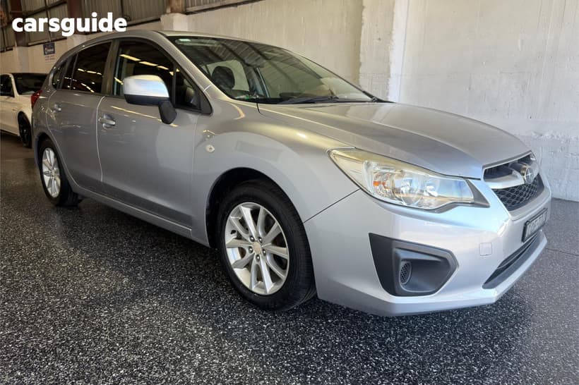 Silver 2013 Subaru Impreza Hatchback 2.0I (Awd)