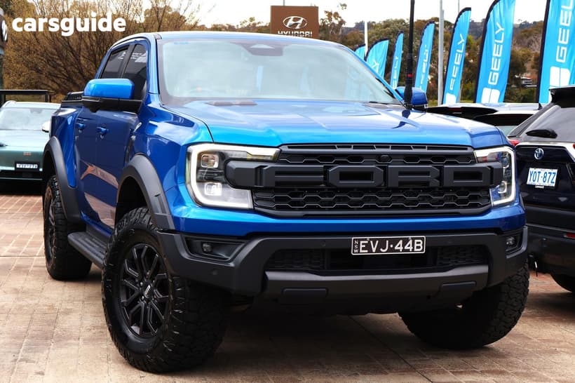 Blue 2022 Ford Ranger Double Cab Pick Up Raptor 3.0 (4X4)