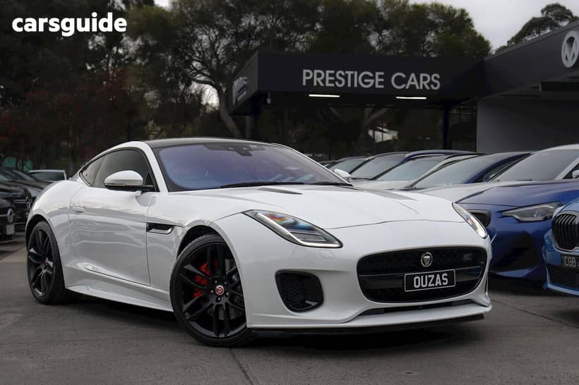 White 2019 Jaguar F-Type Coupe V6 Chequered Flag Rwd (250Kw)