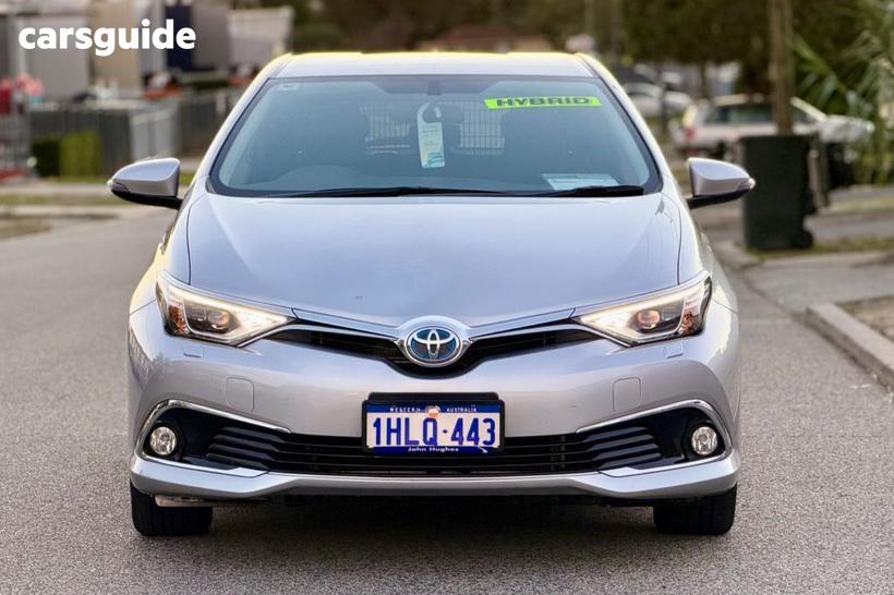 Silver 2018 Toyota Corolla Hatchback Hybrid
