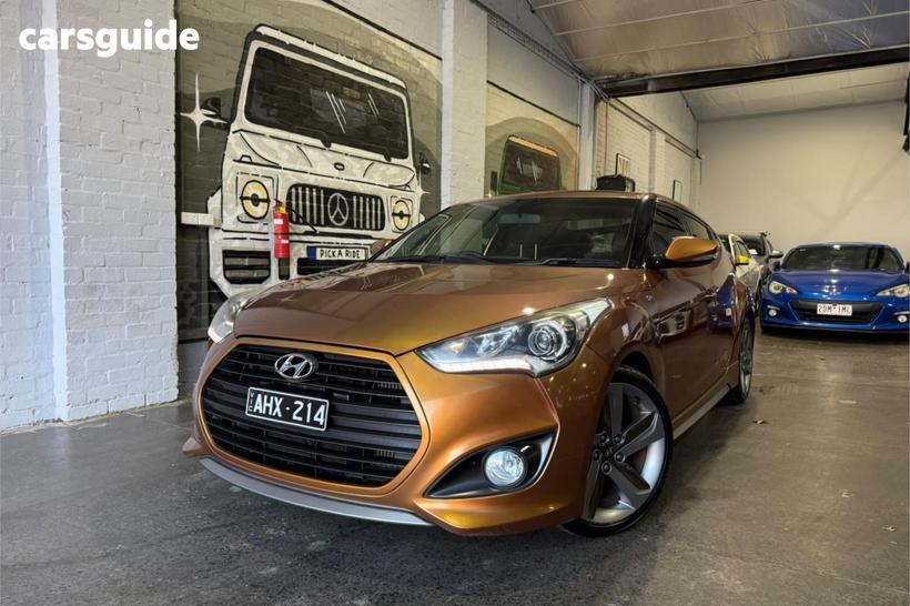 Brown 2012 Hyundai Veloster Coupe Sr Turbo