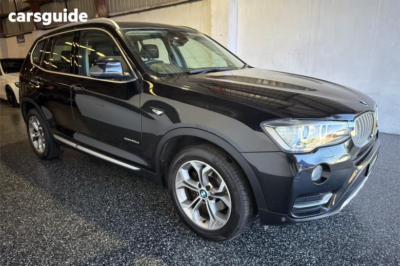 Black 2017 BMW X3 Wagon Xdrive 20D