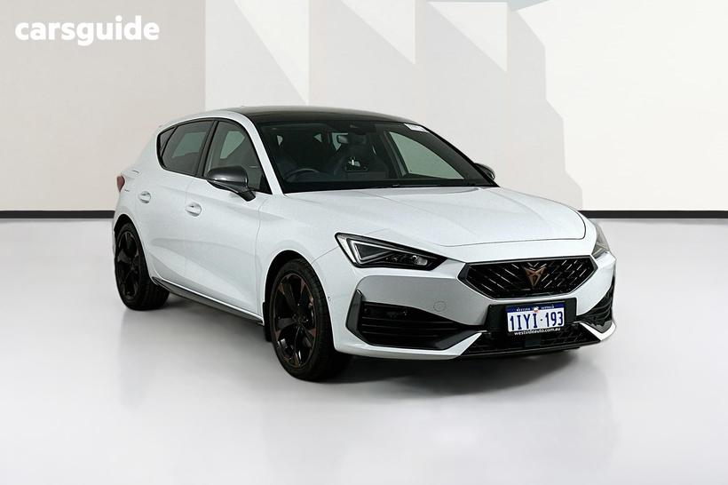 White 2025 Cupra Leon Hatchback V Tribe Edition