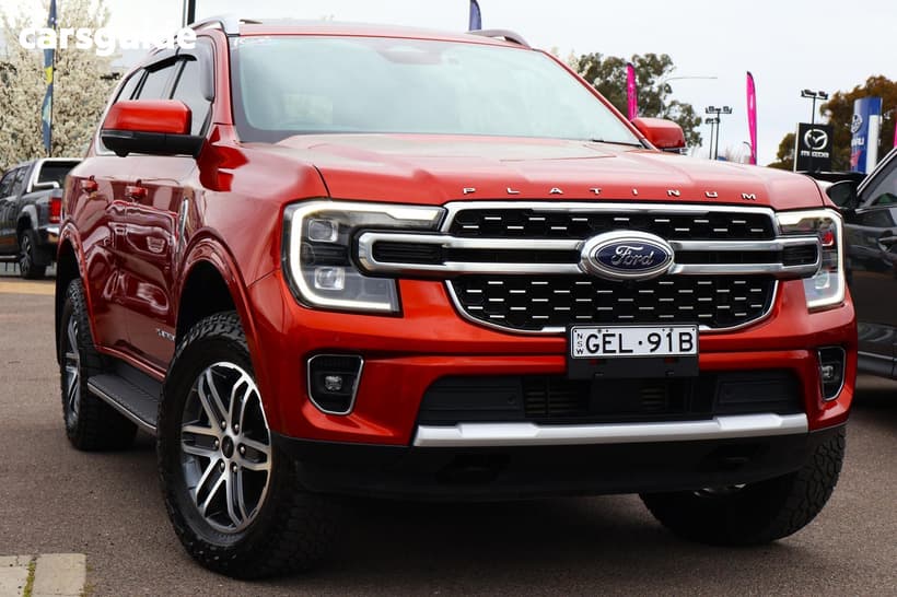 Orange 2022 Ford Everest Wagon Platinum (4X4)