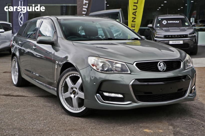 Silver 2015 Holden Commodore Sportswagon Sv6