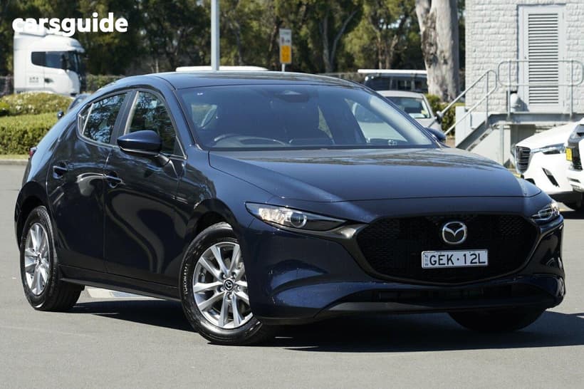 Blue 2024 Mazda 3 Hatchback G20 Pure
