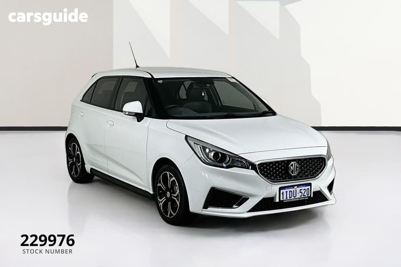 White 2023 MG MG3 Hatchback Excite (With Navigation)