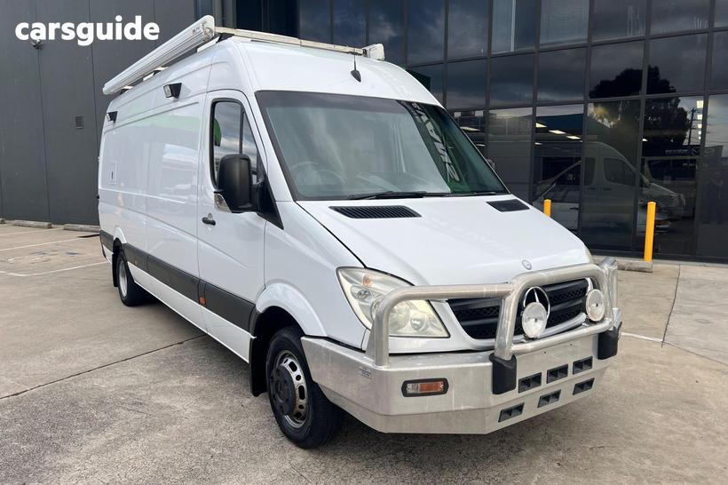 White 2008 Mercedes-Benz Sprinter Van 518Cdi Lwb