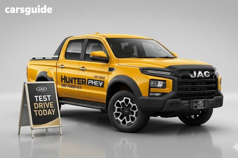Orange 2026 JAC Hunter Ute Tray PRO 4X4