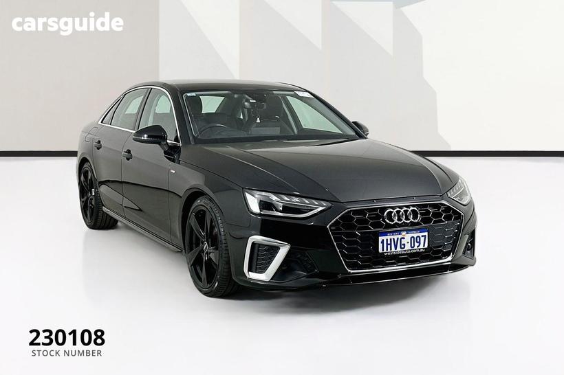 Black 2021 Audi A4 Sedan 35 Tfsi S Line Mhev