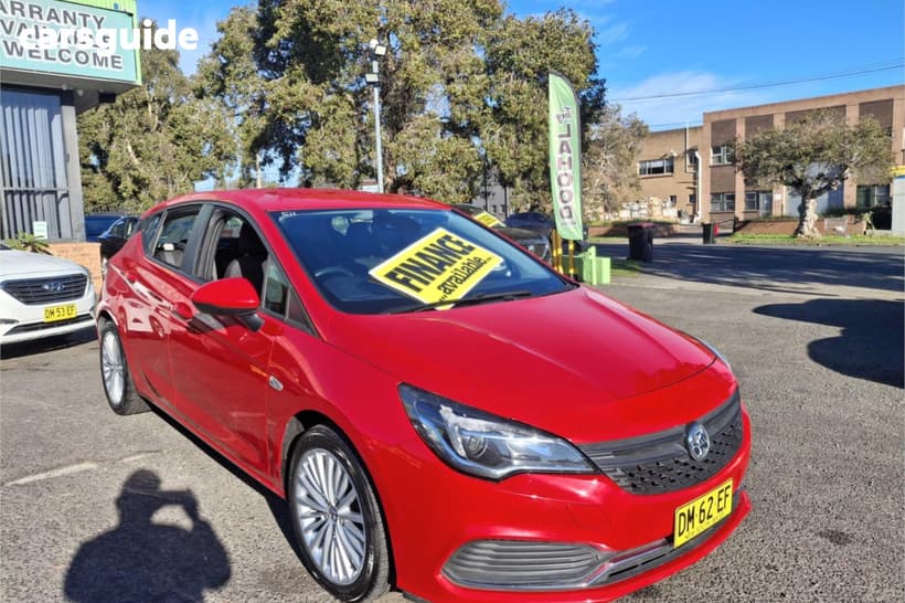 Red 2017 Holden Astra Hatchback R
