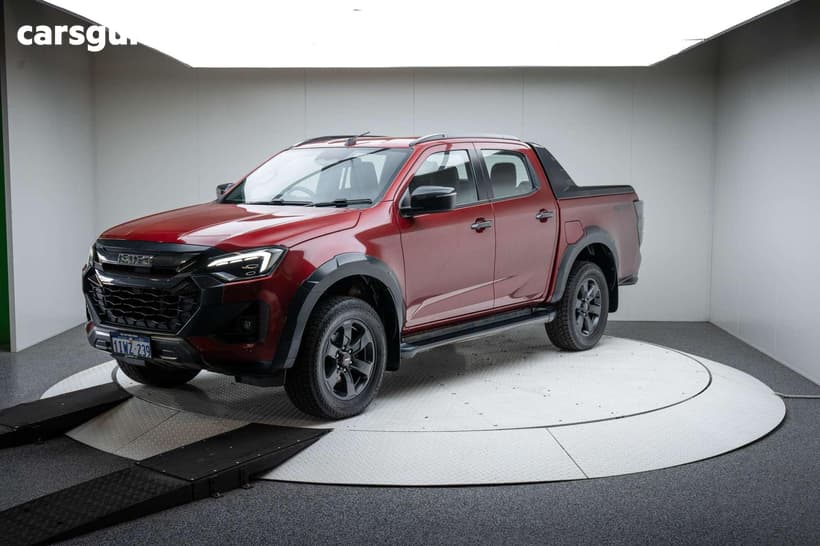 Red 2024 Isuzu D-MAX Crew Cab Utility X-Terrain (4X4)