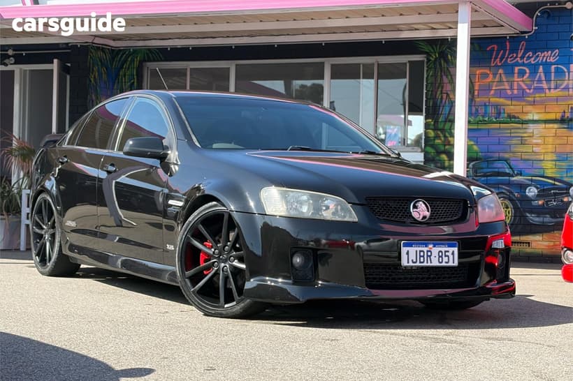 Black 2008 Holden Commodore Sedan Ss