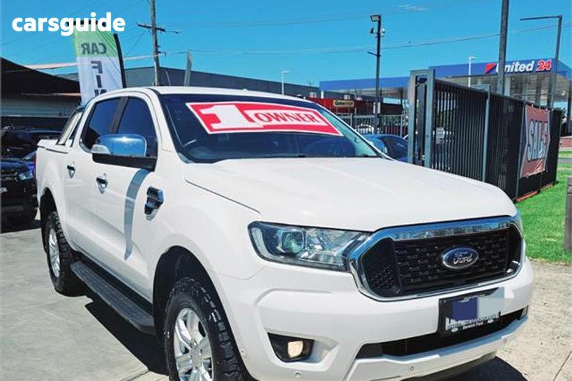 White 2021 Ford Ranger Double Cab Chassis Xlt 3.2 (4X4)
