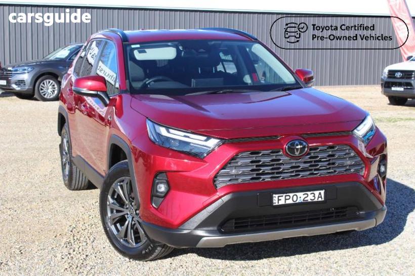 Red 2025 Toyota RAV4 Wagon Gxl (2Wd) Hybrid