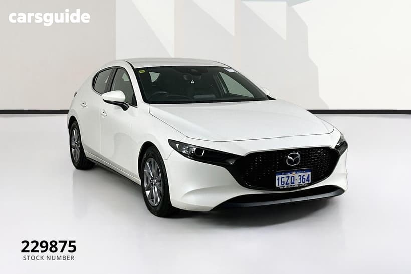 White 2020 Mazda 3 Hatchback G20 Pure