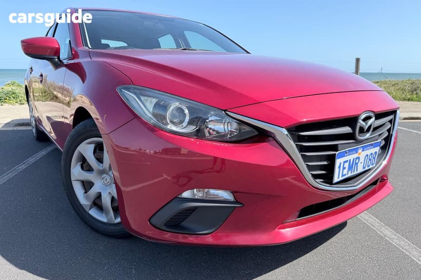 Red 2014 Mazda 3 Hatchback Neo