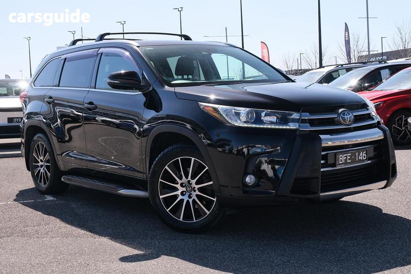 Black 2018 Toyota Kluger Wagon Grande (4X4)