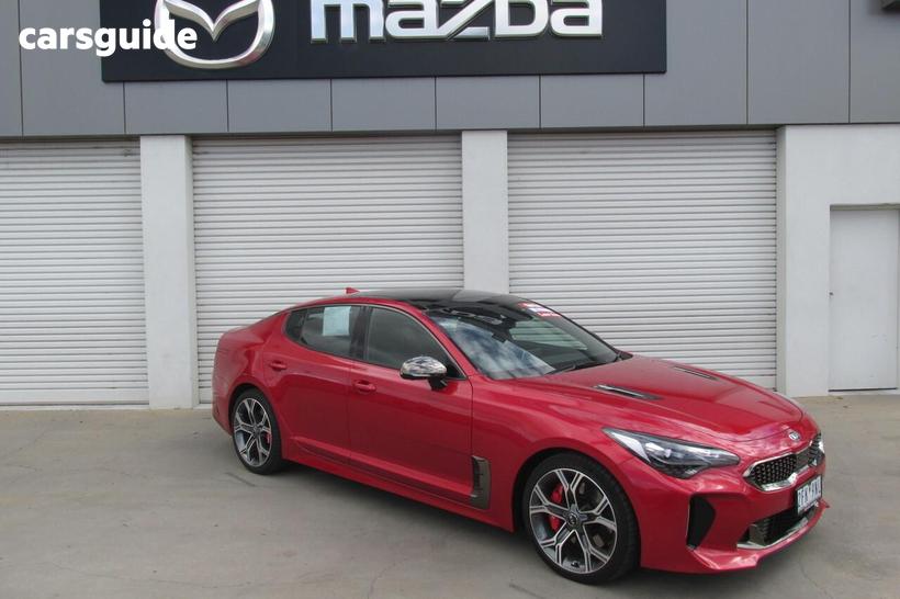 Red 2020 Kia Stinger Sedan Gt (Black Leather)