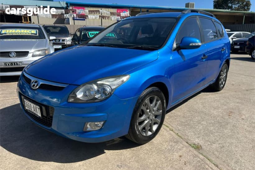 Blue 2010 Hyundai I30 Wagon Cw Sportswagon 2.0