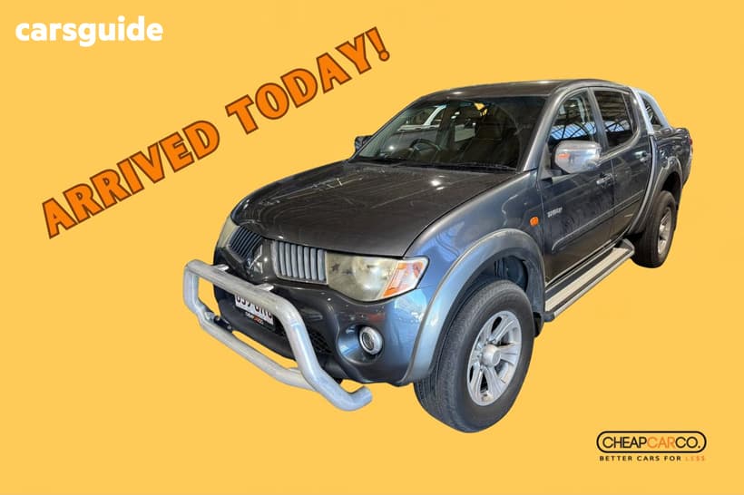 Grey 2007 Mitsubishi Triton Double Cab Utility Gls (4X4)