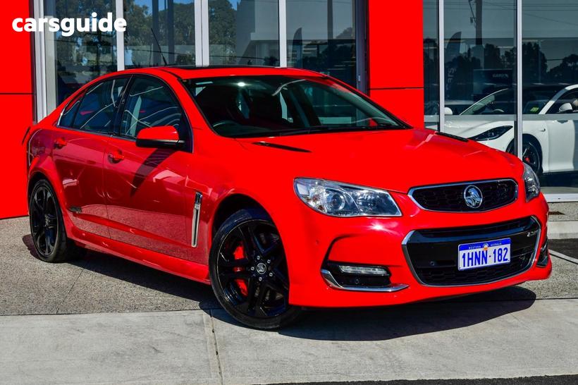 Red 2016 Holden Commodore Sedan Ss-V Redline