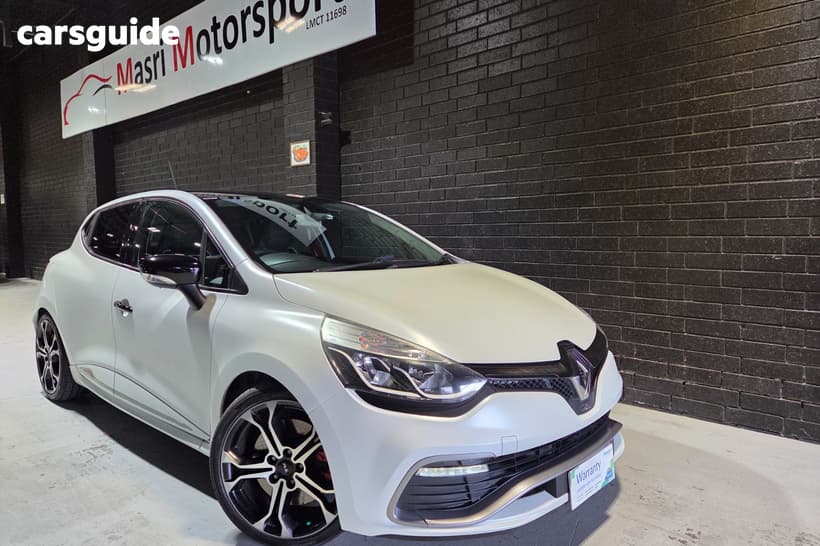 White 2016 Renault Clio Hatchback Rs 220 Edc Trophy