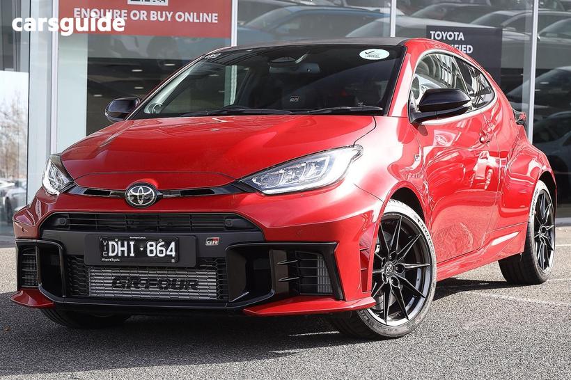 Red 2025 Toyota GR Yaris Hatchback Gts