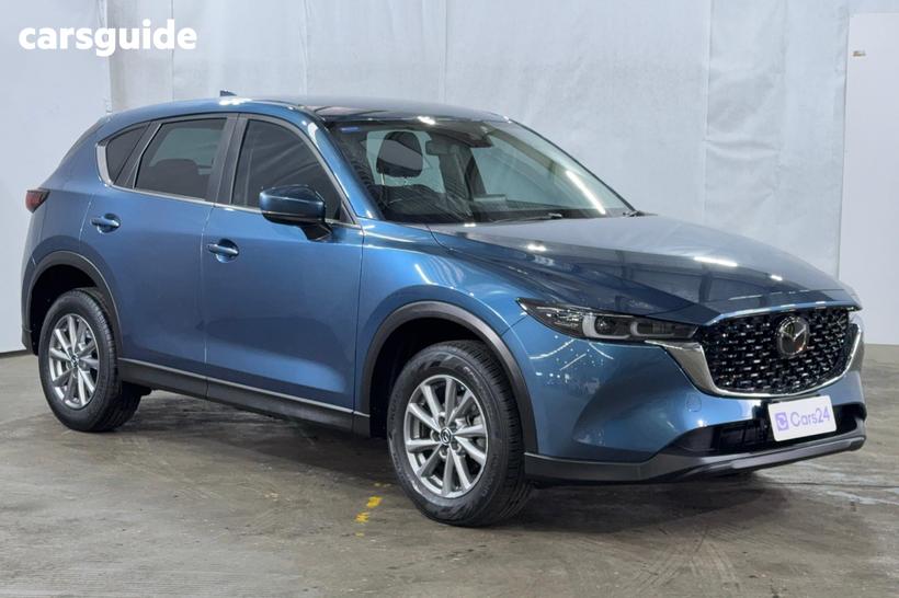Blue 2022 Mazda CX-5 Wagon Maxx Sport (Fwd)