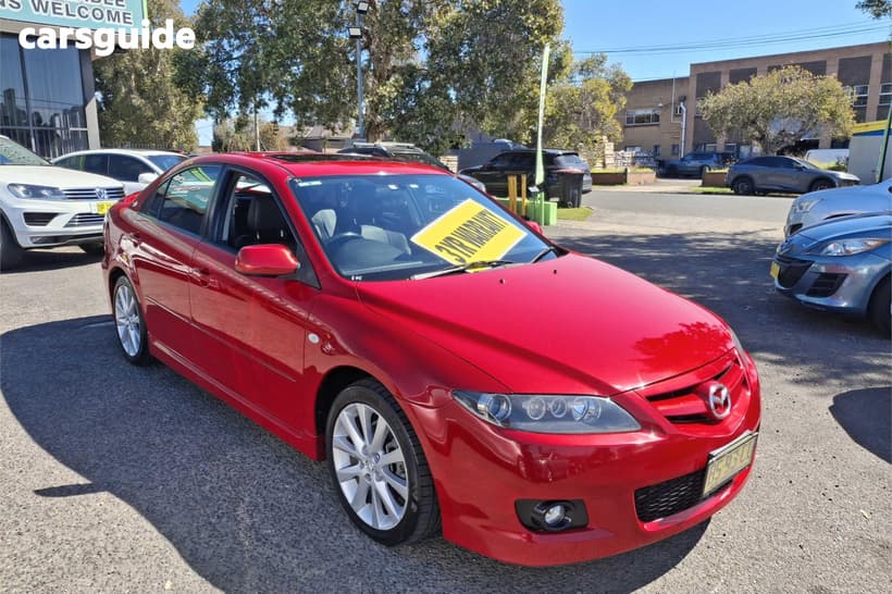 Red 2005 Mazda 6 Hatchback Luxury Sports