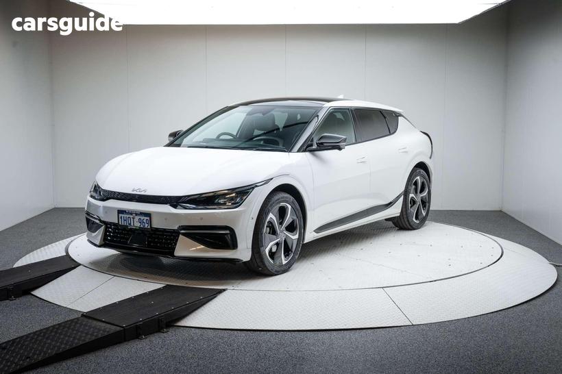 White 2022 Kia EV6 Wagon Gt-Line Awd (With Sunroof)