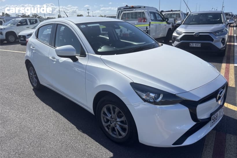 White 2023 Mazda 2 Hatchback G15 Pure Sp