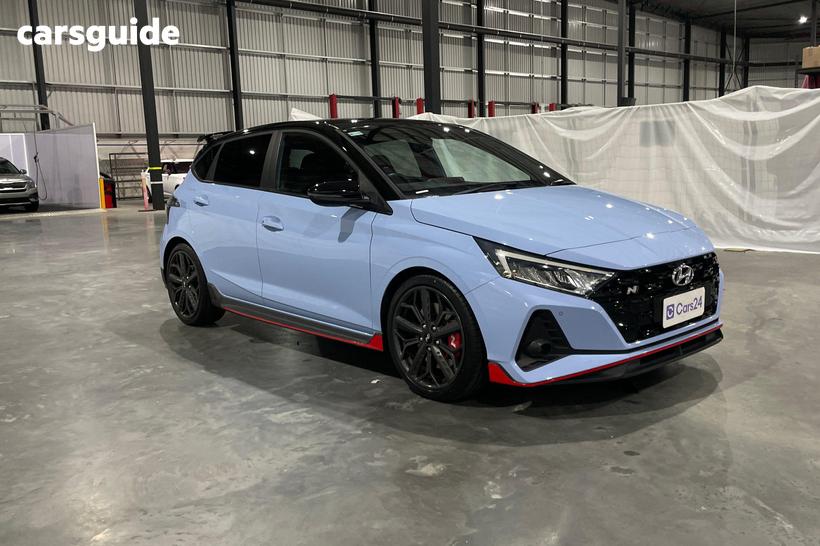 Blue 2021 Hyundai I20 Hatchback N