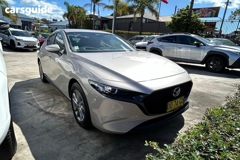Beige 2025 Mazda 3 Hatchback G20 Pure