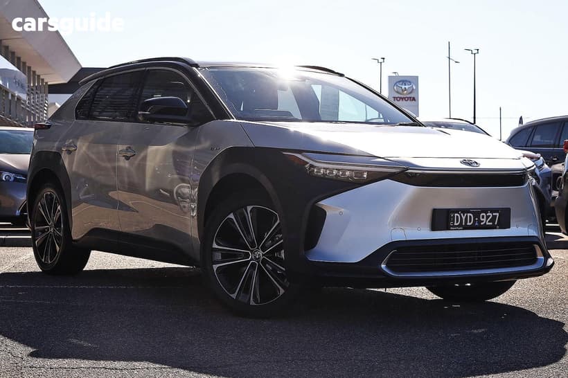 Silver 2024 Toyota BZ4X Wagon Awd