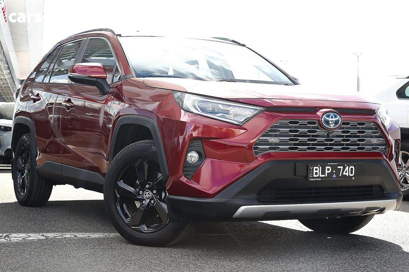 Red 2020 Toyota RAV4 Wagon Cruiser (Awd) Hybrid