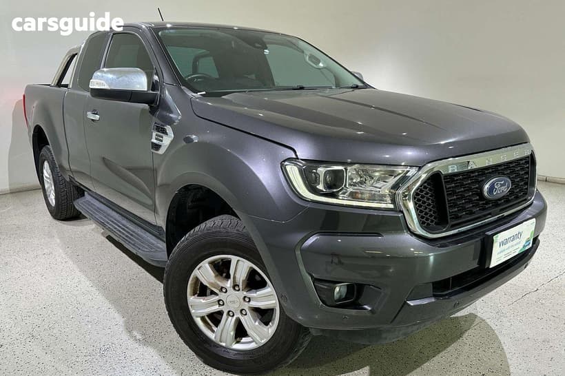 Grey 2021 Ford Ranger Super Cab Utility Xlt 2.0 (4X4)