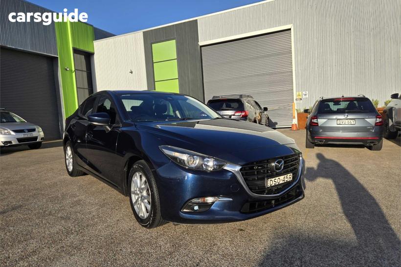 Blue 2017 Mazda 3 Sedan Maxx