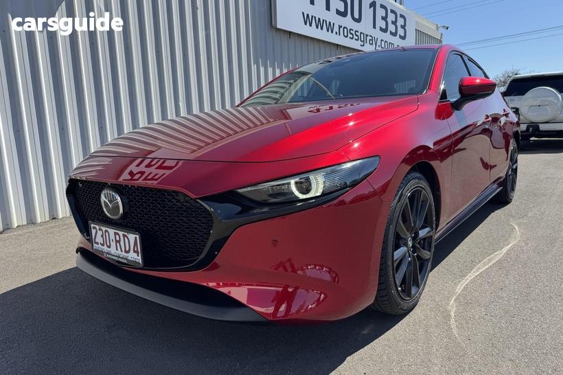 Red 2020 Mazda 3 Hatchback G25 Astina
