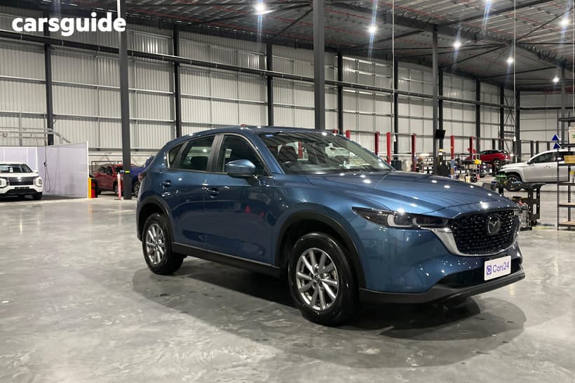 Blue 2024 Mazda CX-5 Wagon G25 Maxx Sport (Fwd)