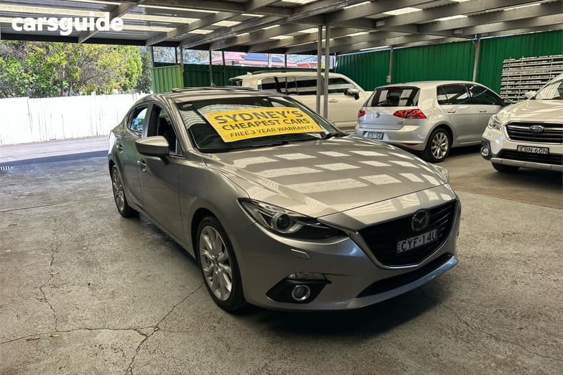 Grey 2014 Mazda 3 Sedan Sp25 Astina