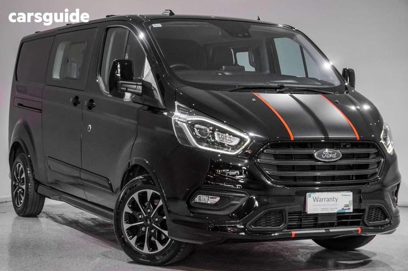Black 2023 Ford Transit Custom Van 320L Sport Dciv (Lwb)