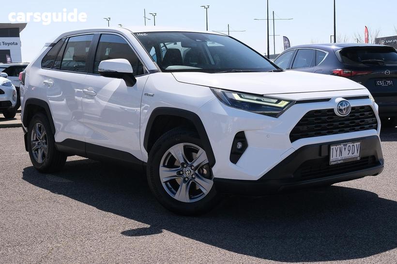 White 2022 Toyota RAV4 Wagon Gx (Awd) Hybrid