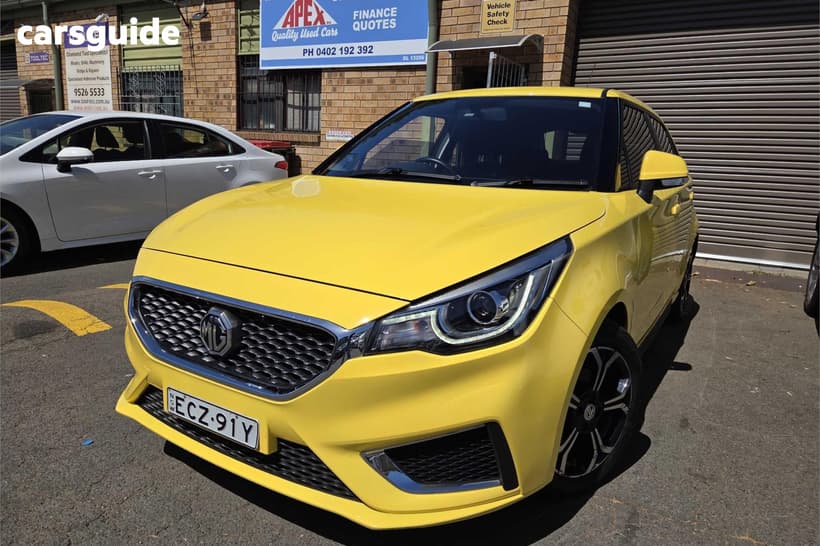 Yellow 2019 MG MG3 Hatchback Excite