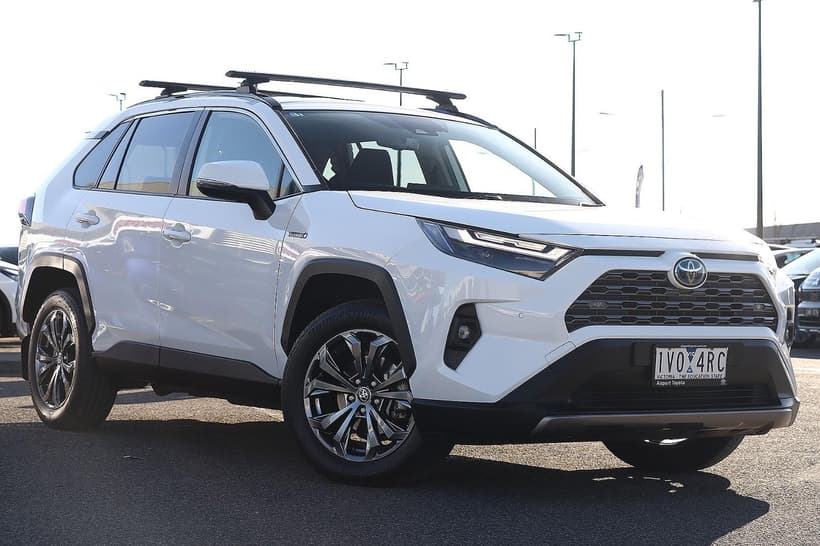 White 2022 Toyota RAV4 Wagon Gxl (2Wd) Hybrid